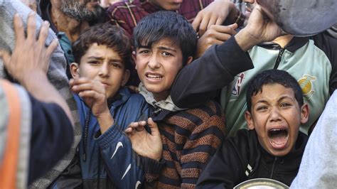Hunger stalks war.